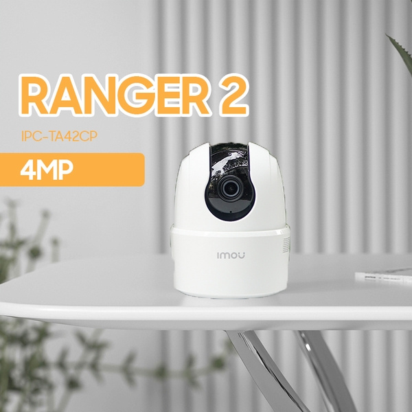 Camera Trong Nhà IMOU Ranger 2C 4MP, Quay 355 độ, đàm thoại 2 chiều, chip H265