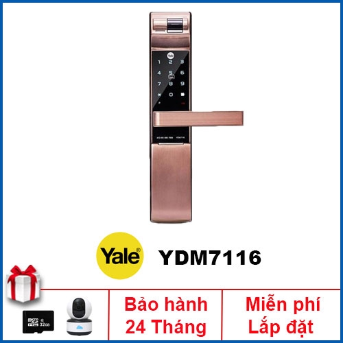 Khóa vân tay thông minh YALE YDM7116
