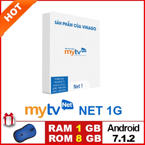 TV Box Mytv Net 1G Rom 8G Miễn phí 200 kênh truyền hình