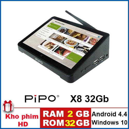 PiPo X8 32GB Dual OS Windows 10 & & Android 4.4