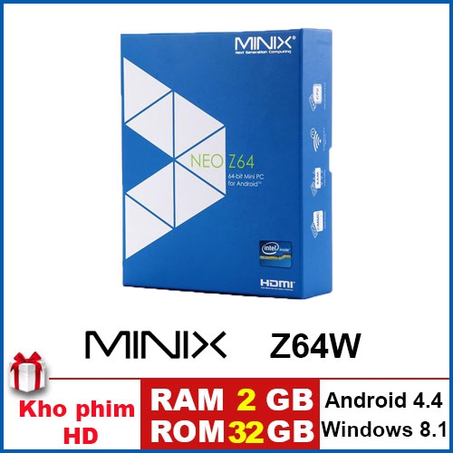 MINIX NEO Z64W - Android Box Mới Nhất MINIX - Hệ điều hành Windo