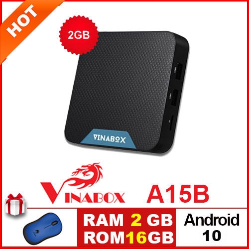 VINABOX A15B Ram 2G Rom 16G sử dụng giao diện ATV hệ điều hành Android 10