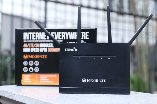 BỘ PHÁT 3G/4G WIFI MIXIE-LTE 4G - Thương hiệu Thái Lan, 4 cổng Lan và 4 Antena Wifi