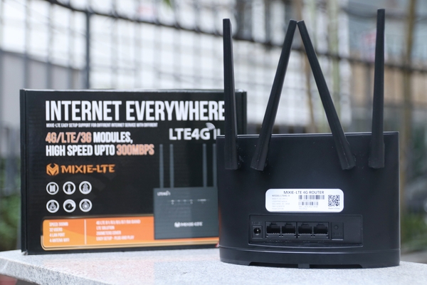 BỘ PHÁT 3G/4G WIFI MIXIE-LTE 4G - Thương hiệu Thái Lan, 4 cổng Lan và 4 Antena Wifi