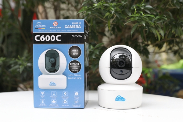 VITACAM C600C - 3MP 1296P, Đàm Thoại 2 Chiều, Báo Động