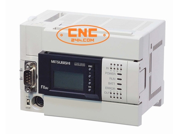 PLC Mitsubishi FX3U-16MR ES-A, FX3U-16MT ES-A chính hãng CNC24H.COM