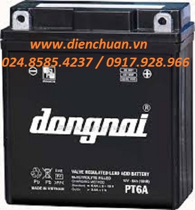 Bình ắc quy xe máy ĐỒNG NAI PTZ7A 12V 7AH