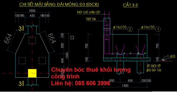 Báo giá bóc tách khối lượng công trình