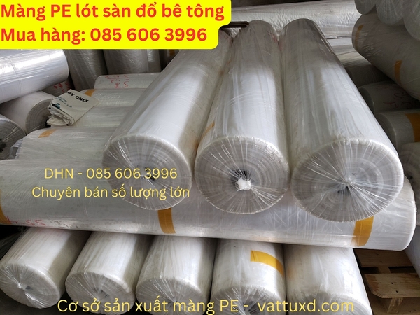 Ni lông lót sàn đổ bê tông