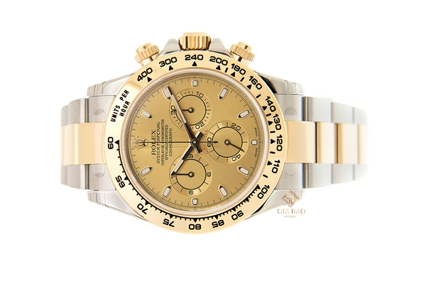 Đồng Hồ Rolex Cosmograph Daytona 116503 Mặt Số Vàng Champagne