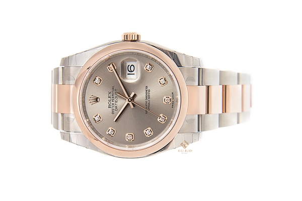 Đồng hồ Rolex Datejust 36 116201 Mặt Số Bạc Cọc Số Kim Cương Dây Đeo Oyster