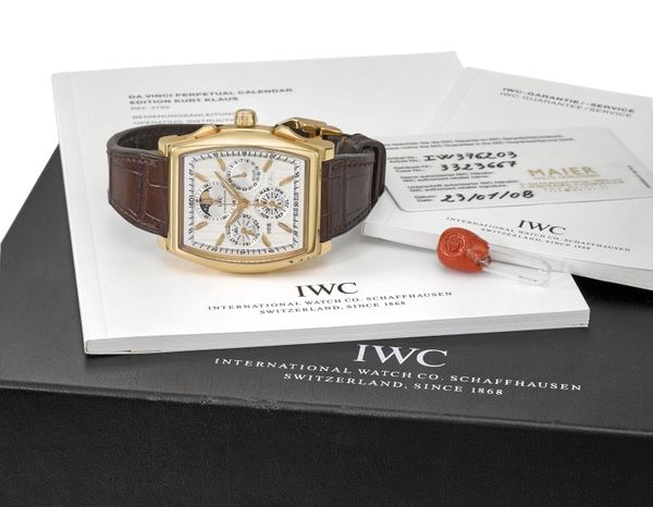 Đồng Hồ IWC Da Vinci Kurt Klaus Perpetual Chrono Roségold IW376203