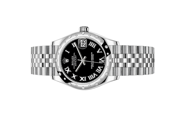 Đồng Hồ Rolex Datejust 31 278344RBR Mặt Số Đen Cọc Số La Mã