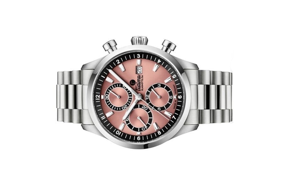 Đồng hồ đeo tay thương hiệu Tutima, dòng sản phẩm Sky, Ref no: 6405-32, mặt số Đồng Sunburst, size 41mm, máy tự động, vỏ và dây đồng hồ bằng titanium, hàng mới 100%