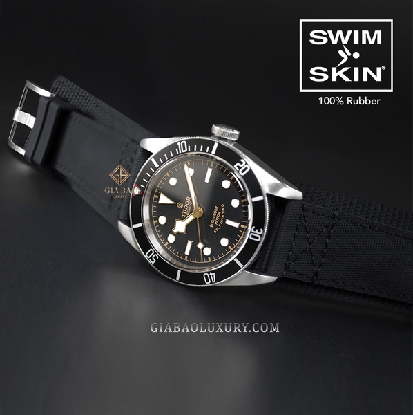 Dây Rubber B SwimSkin® Rubber Cuff Series cho Tudor Heritage Black Bay 41mm