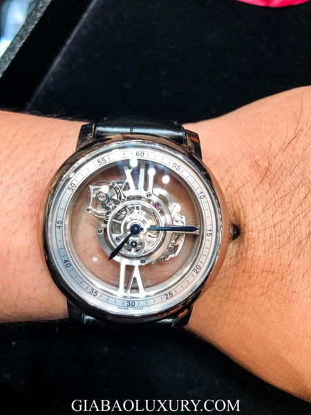 Đồng Hồ Cartier Rotonde Astrotourbillon Skeleton