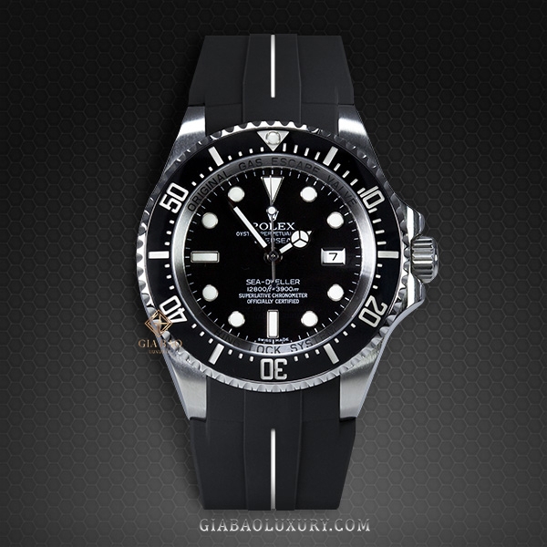 Dây Rubber B Tang Buckle Series VulChromatic® cho Rolex Sea-Dweller DEEPSEA 116660