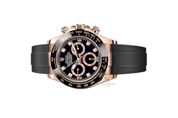 Đồng Hồ Rolex Cosmograph Daytona 116515LN Mặt Số Đen Nạm Kim Cương