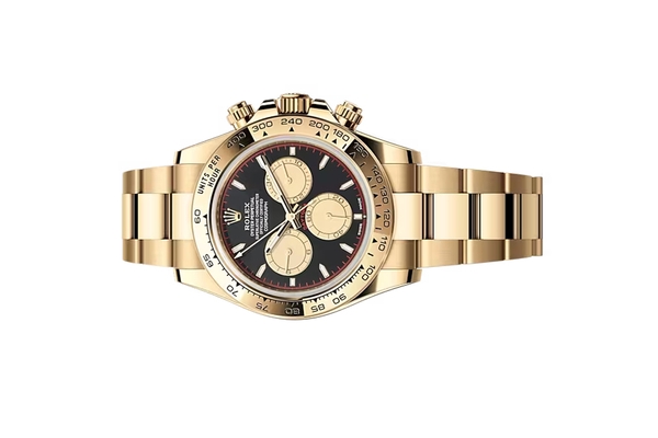 Đồng Hồ Rolex Cosmograph Daytona 126508 Mặt Số Đen Vàng Champagne