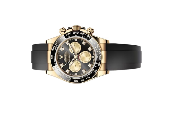 Đồng Hồ Rolex Cosmograph Daytona 126518LN Mặt Số Đen Sáng Cọc Số Kim Cương