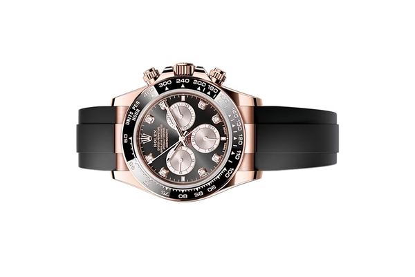 Đồng Hồ Rolex Cosmograph Daytona 126515LN Mặt Số Đen Cọc Số Kim Cương