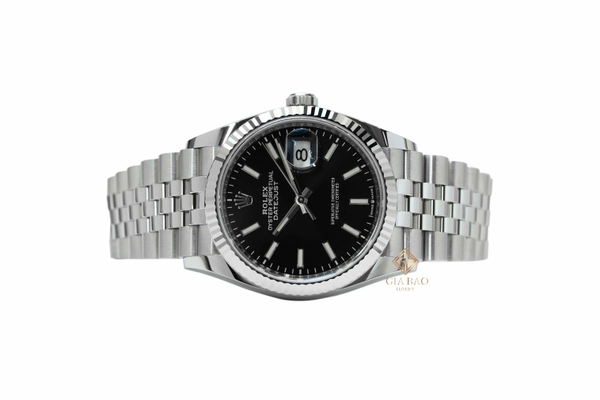 Đồng Hồ Rolex Datejust 36 126234 Mặt Số Đen Cọc Số Dạ Quang (Like New)