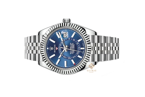 Đồng Hồ Rolex Sky-Dweller 326934-0004 Mặt Số Xanh