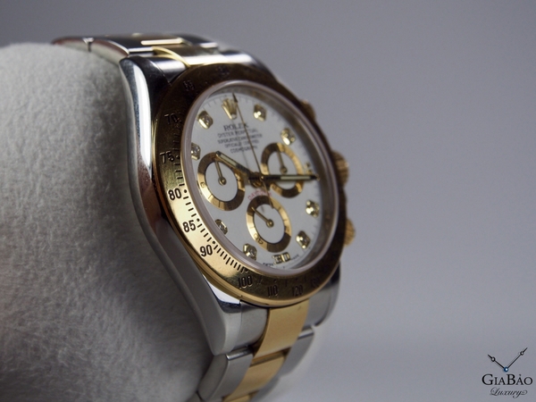 Đồng Hồ Rolex Cosmograph Daytona 116523 Mặt Số Trắng