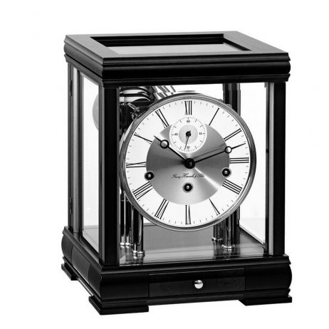 Đồng Hồ Dây Cót Để Bàn Hermle 22998740352 Bergamo (Black) Mechanical Table Clock. HSX: Hermle. Hàng mới 100%