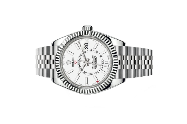 Đồng hồ Rolex Sky Dweller 326934-0002 Mặt Số Trắng Dây Đeo Jubilee