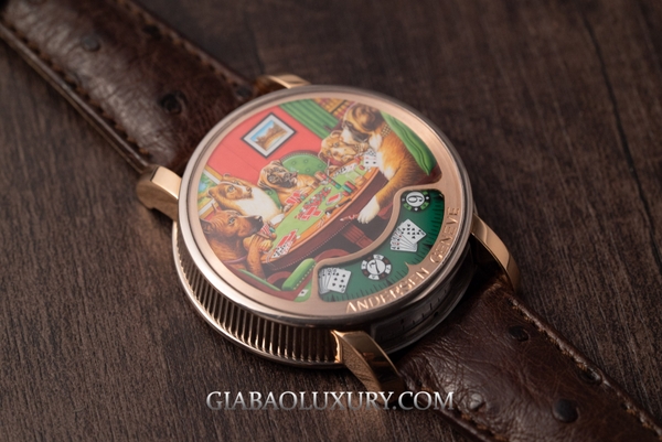 Đồng Hồ Andersen Geneve Montre à Tact Miniature Painted Dial