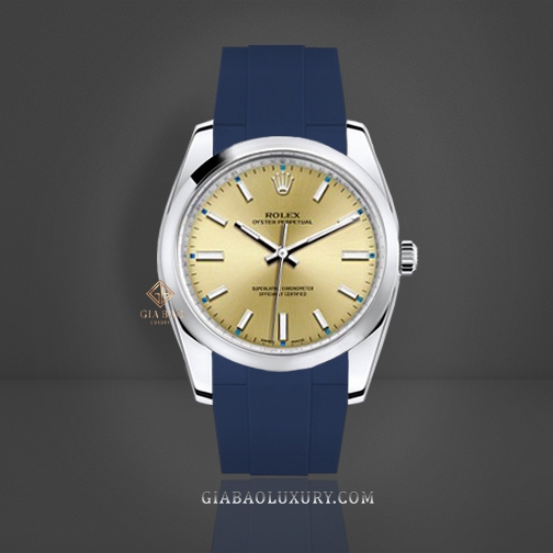 Dây Rubber B Classic Series cho Rolex Oyster Perpetual 34mm và Rolex Datejust 34mm