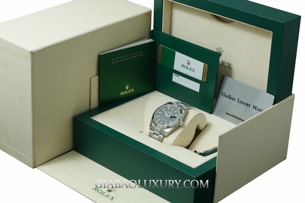 Đồng Hồ Rolex Datejust 41 126300 Mặt Số Đen Dây Đeo Oyster