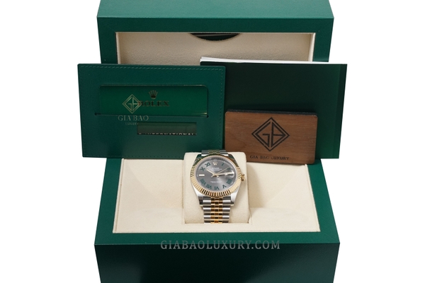 Đồng Hồ Rolex Datejust 41 126333 Mặt Số Wimbledon