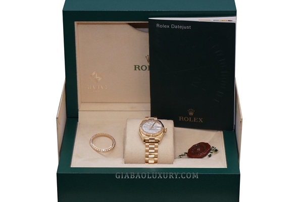 Đồng Hồ Rolex Lady Datejust 179178 Mặt Số Thiên Thạch