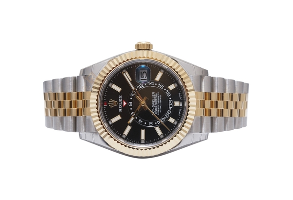 Đồng Hồ Rolex Sky-Dweller 326933-0005 Mặt Số Đen