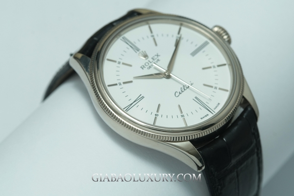 Đồng Hồ Rolex Cellini Time 50509 Mặt Số Trắng