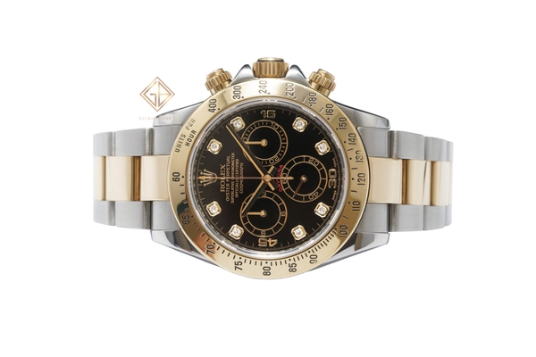 Đồng hồ Rolex Cosmograph Daytona 116523 Mặt số Đen