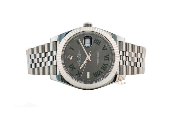 Đồng Hồ Rolex Datejust 41 126334 Mặt Số Wimbledon