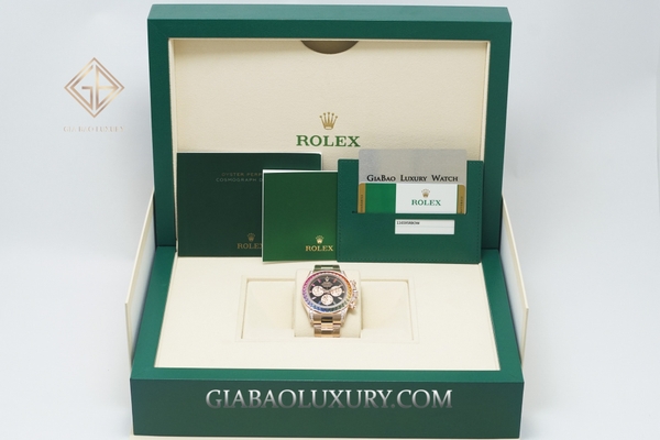 Đồng Hồ Rolex Cosmograph Daytona 116595RBOW Mặt Số Đen