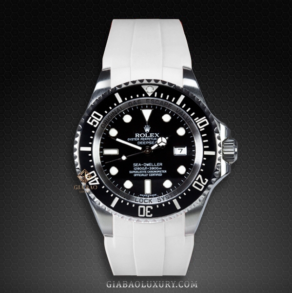 Dây Rubber B Flared Tang Series cho Rolex Sea-Dweller DEEPSEA 116660