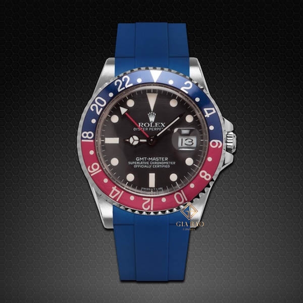 Dây Rubber B Tang Buckle Series cho Rolex GMT Master