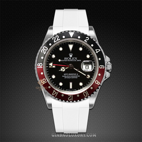 Dây Rubber B Tang Buckle Series cho Rolex GMT Master II Non - Ceramic