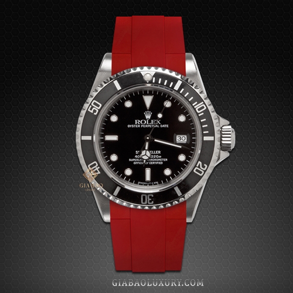 Dây Rubber B Tang Buckle Series cho Rolex Sea-Dweller 16600