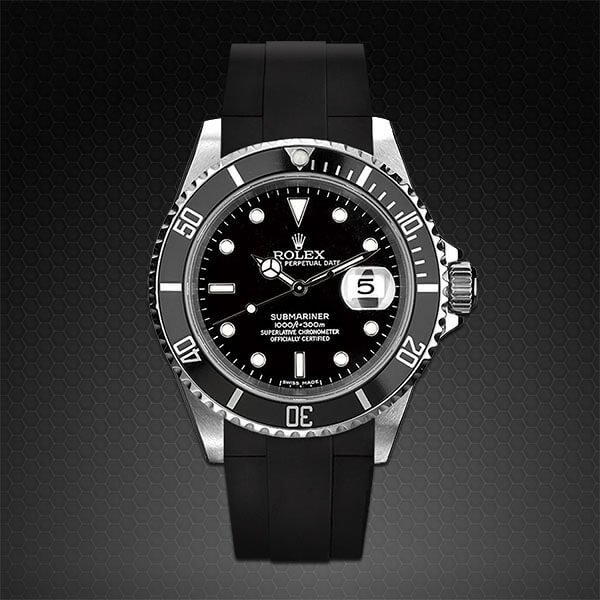 Dây Rubber B Tang Buckle Series cho Rolex Submariner Ceramic