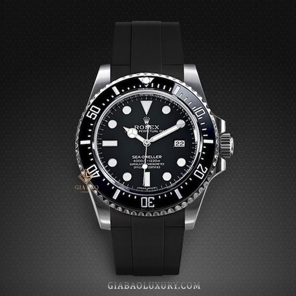 Dây Rubber B Glidelock Edition cho Rolex Sea-Dweller 4000 116600