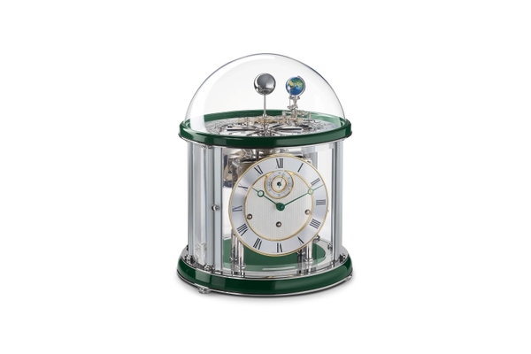 Đồng Hồ Để Bàn Hermle Tellurium 22823V10352 (Green and Nickel)