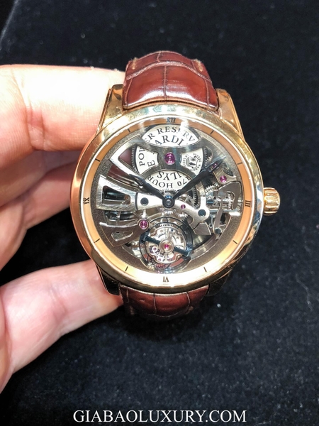 Đồng Hồ Ulysse Nardin Skeleton Tourbillon Manufacture 1706-129