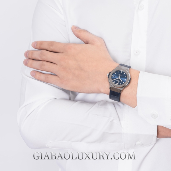 Đồng Hồ Hublot Classic Fusion Blue Titanium 38mm 565.NX.7170.LR