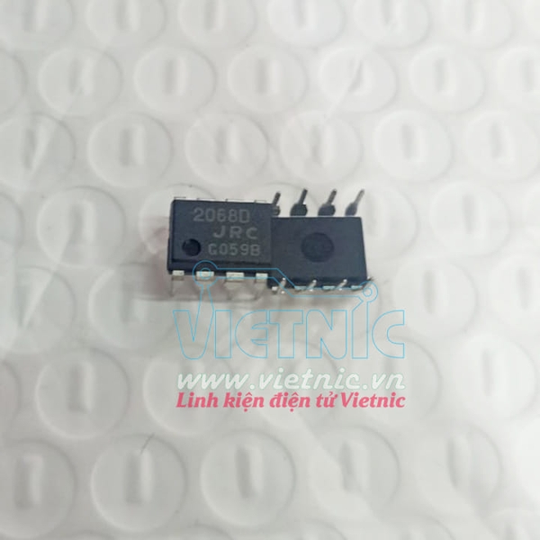 Reland Sun 10 Stück JRC2068D IC - DIP8 Operationsverstärker | NJM2068D Ersatz | Elektronik Komponenten